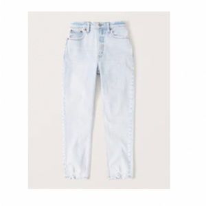 Abercrombie Curve Love high rise mom jean - size 27/4